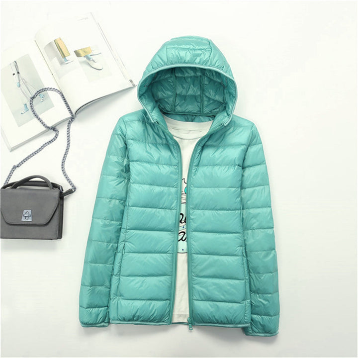 LIYANNA™ - Comfy Plus Size Lightweight Hooded Long Sleeve Puffer Jacket