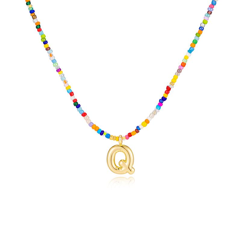 MACY™ - Colorful Bubble Letter Necklace
